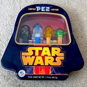 Star Wars PEZ set in Darth Vader Helmet shaped tin NWT